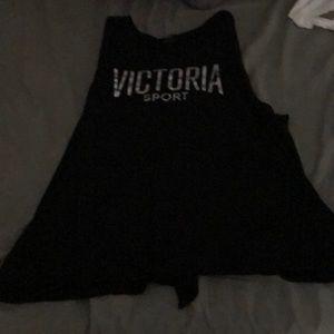 Victoria sport open back tank or tie it